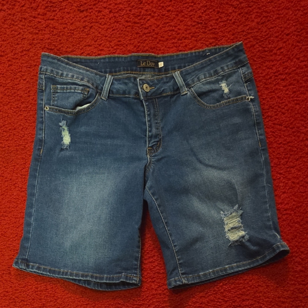 Blue Denim Women's Shorts